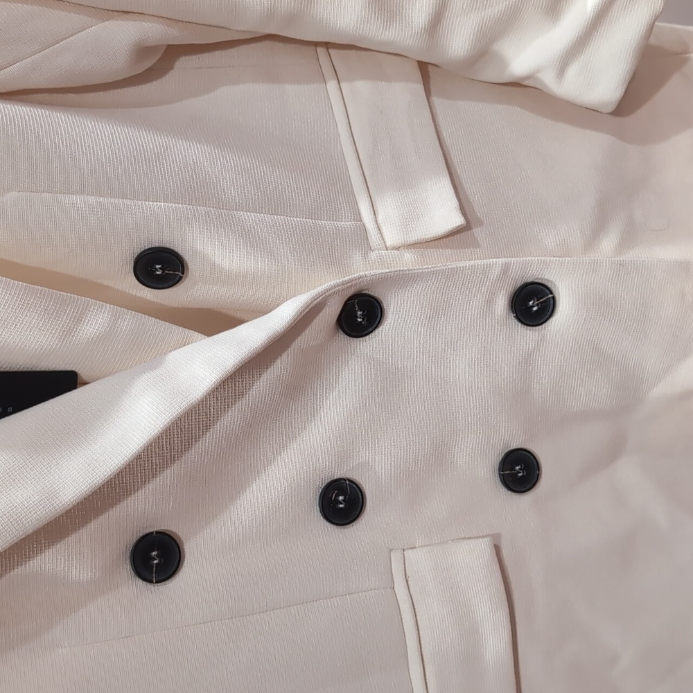 know.one.cares NWT white/cream double button jacket - Picture 2 of 5